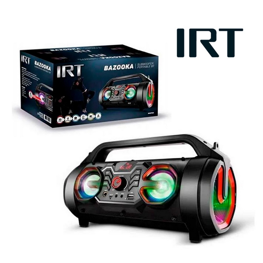 BAZOOKA SPEAKER CON MICROFONO IRT